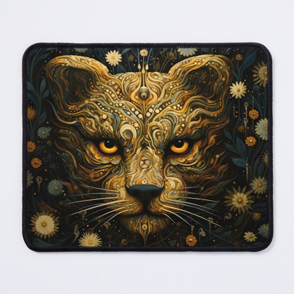 Item preview, abstract art print of a detailed tiger print designed and sold by dcrc.