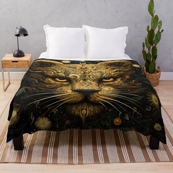 Item preview, abstract art print of a detailed tiger print designed and sold by dcrc.