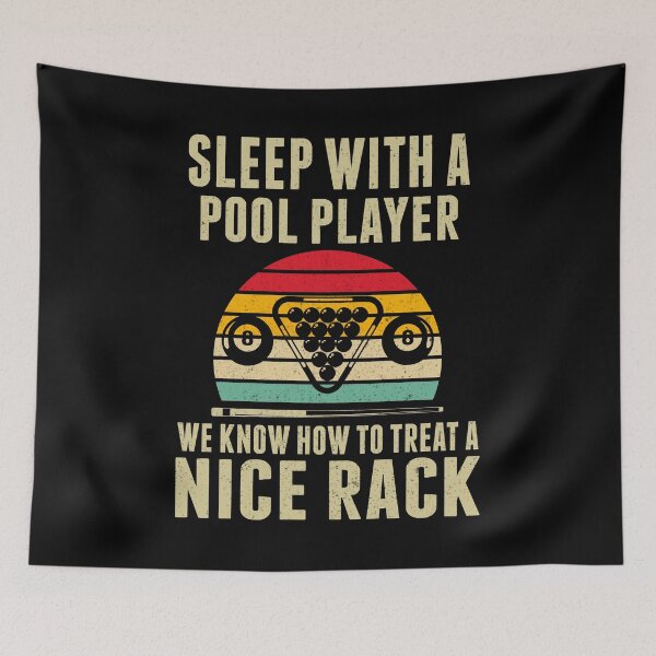 Item preview, Sleep with a pool player Pool Billiards Pool Players 8 ball  designed and sold by sols.