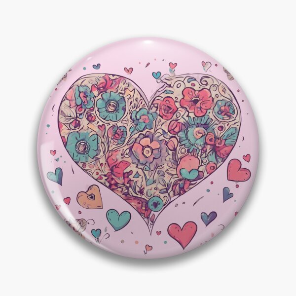 Item preview, Flowers and heart designed and sold by Just You Tee | Say It Loud, Wear It Proud.