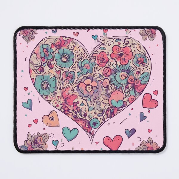 Item preview, Flowers and heart designed and sold by Just You Tee | Say It Loud, Wear It Proud.