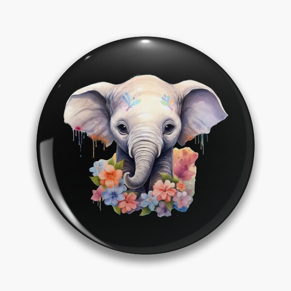 Item preview, Tiny Elephant designed and sold by ElephantVibes.