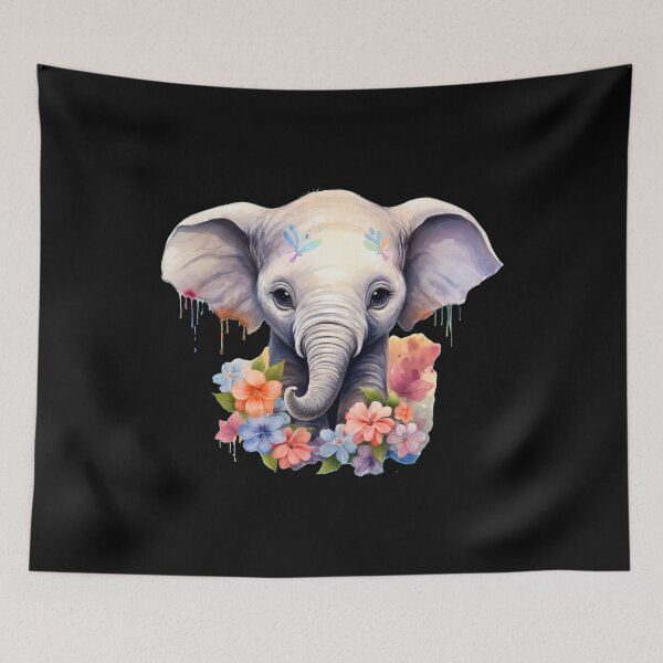 Item preview, Tiny Elephant designed and sold by ElephantVibes.