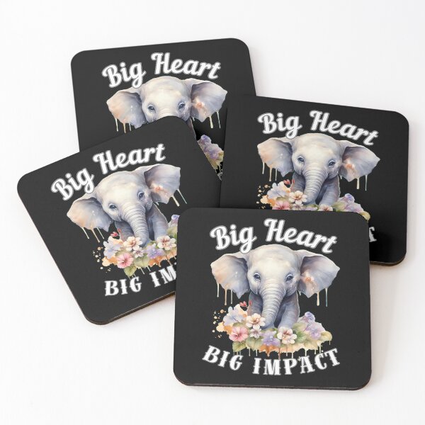 Item preview, Big Heart, Big Impact designed and sold by ElephantVibes.