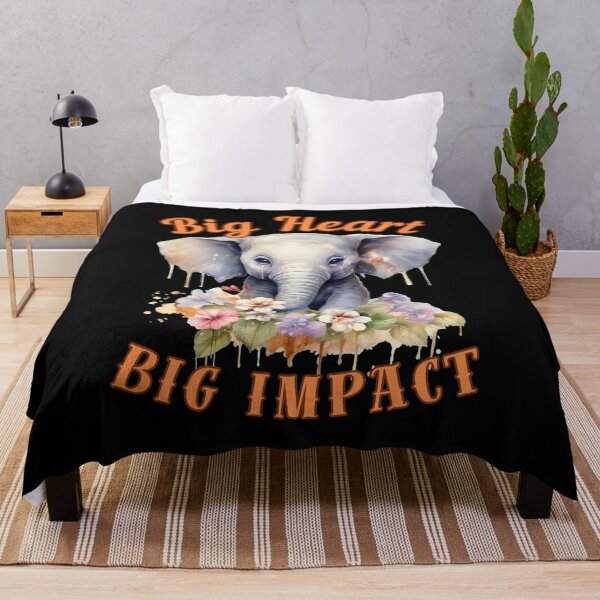 Item preview, Big Heart, Big Impact. african elephant designed and sold by ElephantVibes.