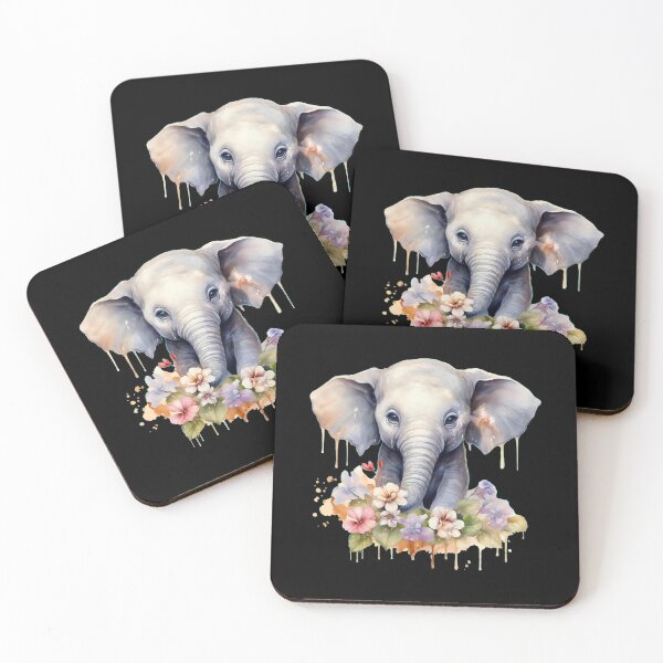 Item preview, Tiny Elephant designed and sold by ElephantVibes.
