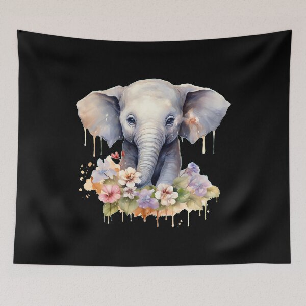 Item preview, Tiny Elephant designed and sold by ElephantVibes.