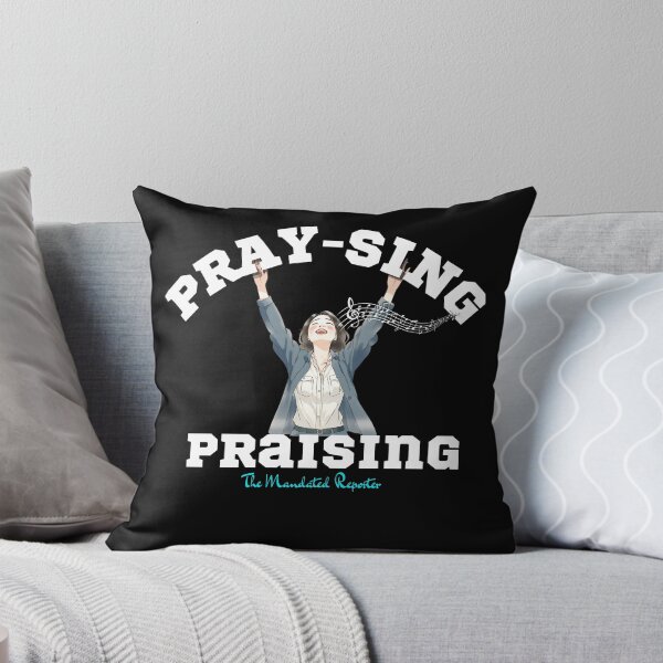 Item preview, Pray-Sing (Praising) Woman- Black designed and sold by TheReporter1.