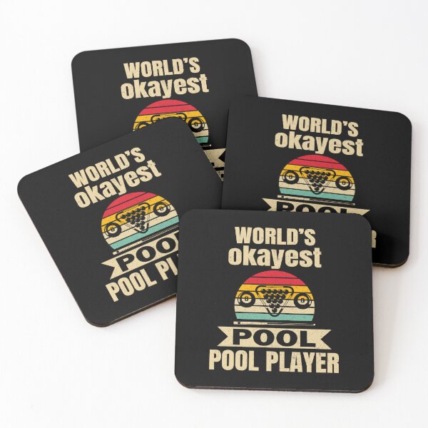 Item preview, Worlds Okayest Pool Player  Pool Billiards Pool Players 8 ball  designed and sold by sols.