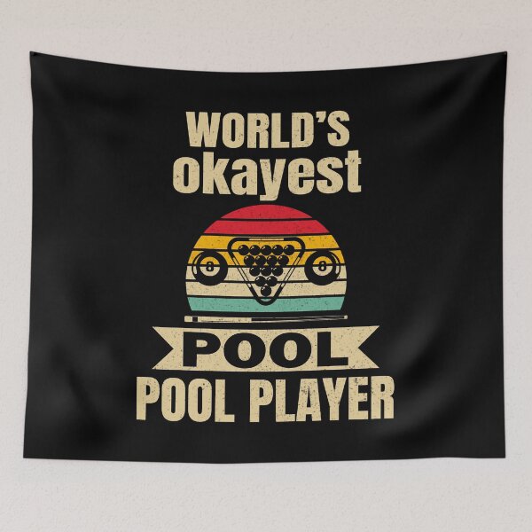 Item preview, Worlds Okayest Pool Player  Pool Billiards Pool Players 8 ball  designed and sold by sols.