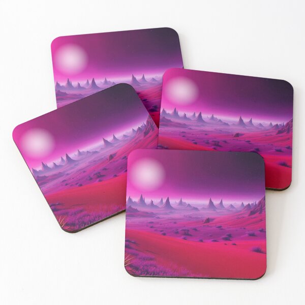 Item preview, Alien Valley - Deep red and Purple designed and sold by shakespeare1212.