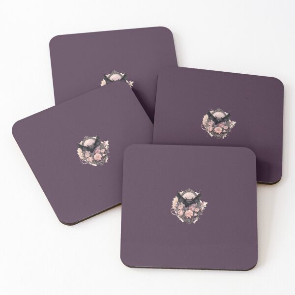 Item preview, Romantic Floral Bat V2 designed and sold by TurtleFishArt.