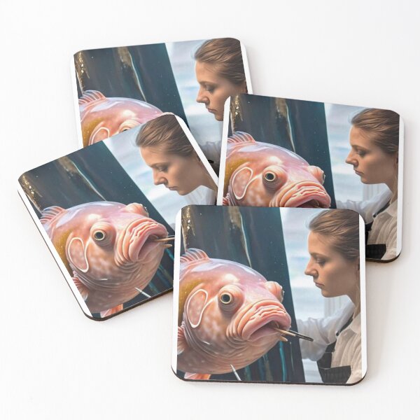 Item preview, Blobfish Painting Funny Prank Gift designed and sold by CheeseBlueprint.