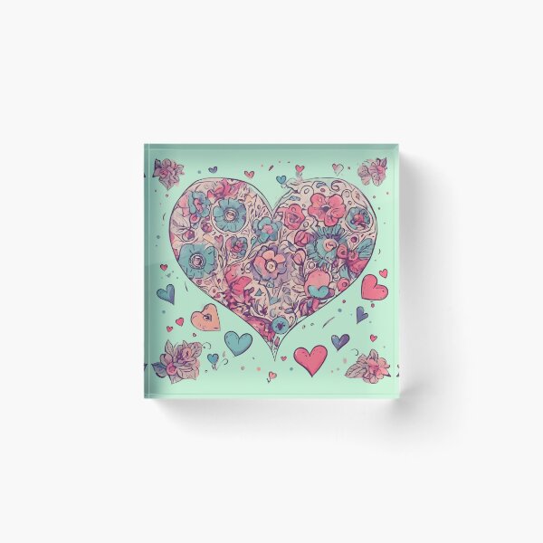 Item preview, Flowers and heart designed and sold by Just You Tee | Say It Loud, Wear It Proud.