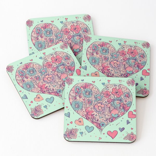 Item preview, Flowers and heart designed and sold by Just You Tee | Say It Loud, Wear It Proud.
