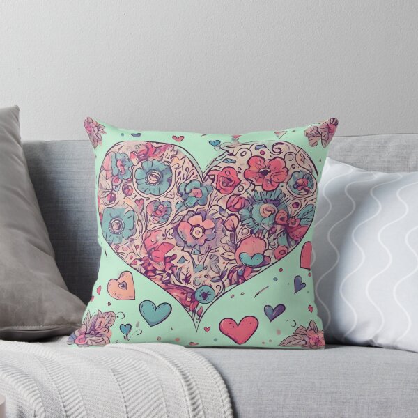 Item preview, Flowers and heart designed and sold by Just You Tee | Say It Loud, Wear It Proud.