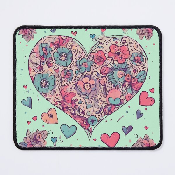 Item preview, Flowers and heart designed and sold by Just You Tee | Say It Loud, Wear It Proud.
