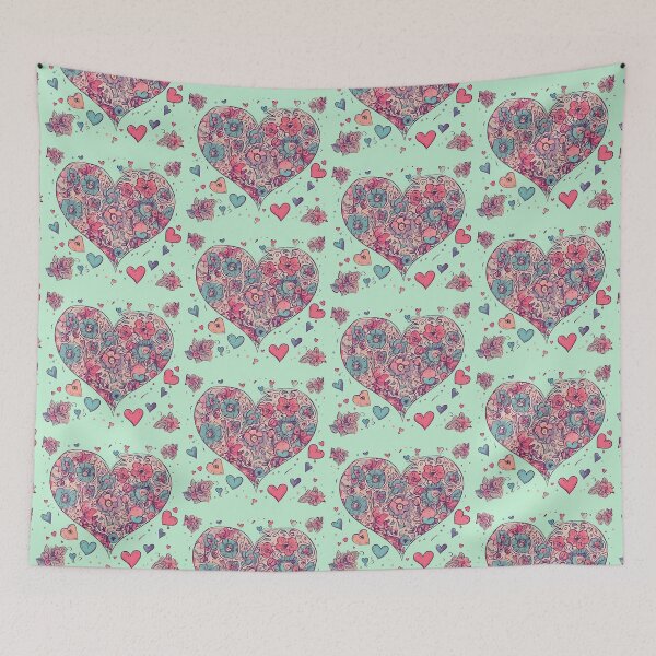Item preview, Flowers and heart designed and sold by Just You Tee | Say It Loud, Wear It Proud.