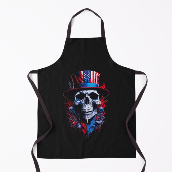 Item preview, American Flag Skull Digital Art designed and sold by InnaVieru.