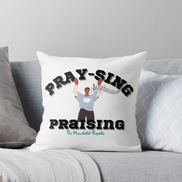Item preview, Pray-Sing (Praising) Man- White designed and sold by TheReporter1.