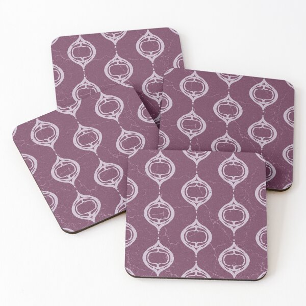 Item preview, Indo Arabesque Pattern - Beet + Dust designed and sold by Irene Estelle.