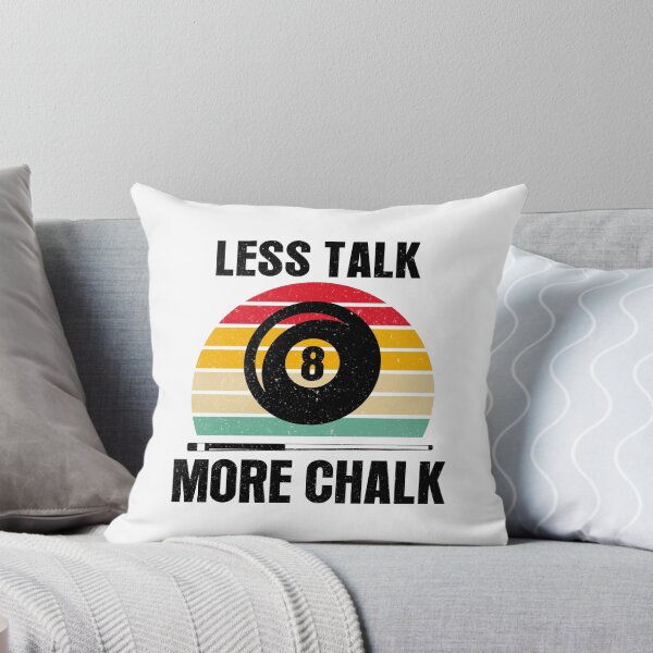 Item preview, Less Talk More Chalk Funny Pool Players  Billiards Gift designed and sold by sols.
