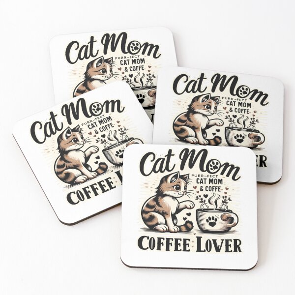 Item preview, Cat Mom & Coffee Enthusiast Purr-fect Brew designed and sold by Mundo Tees.