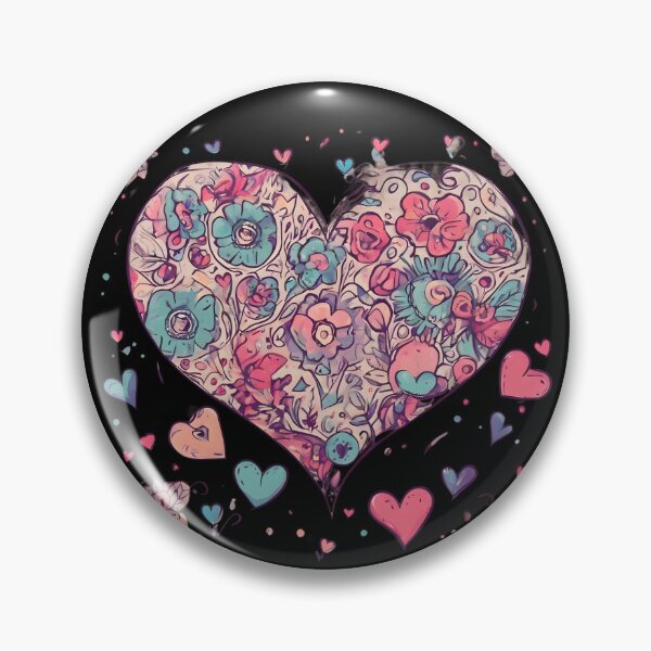 Item preview, Flowers and heart designed and sold by Just You Tee | Say It Loud, Wear It Proud.