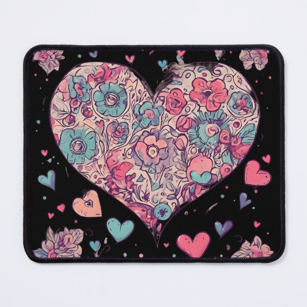 Item preview, Flowers and heart designed and sold by Just You Tee | Say It Loud, Wear It Proud.