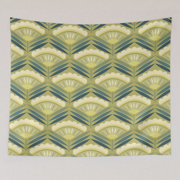 Item preview, Rochelle Flower - Green Vibe designed and sold by Carina Parry Studios.
