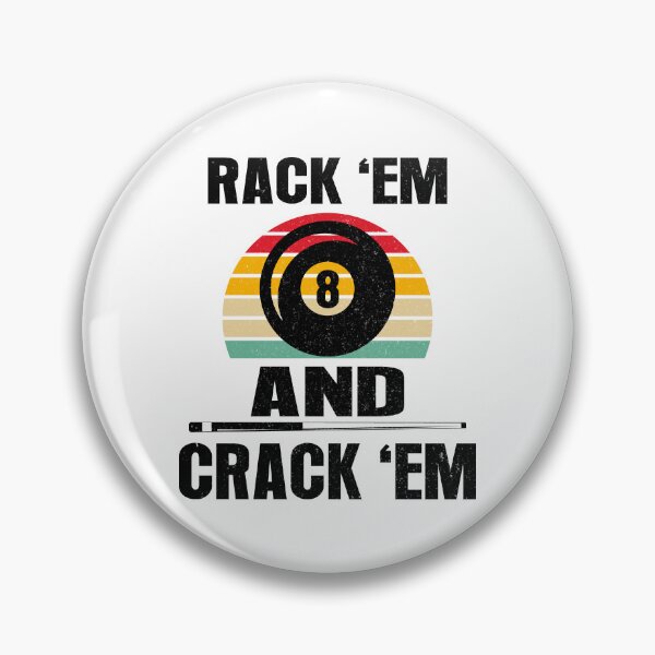 Item preview, Rack'Em And Crack' Em Funny Pool Players  Billiards Gift designed and sold by sols.