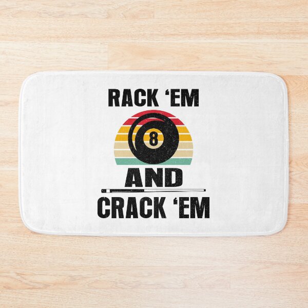 Artikelvorschau, Rack'Em And Crack' Em Lustiges Billard-Geschenk für Poolspieler entworfen und verkauft von sols.