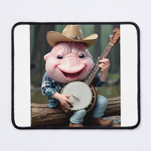 Item preview, Blobfish Banjo Musician Funny Gift designed and sold by CheeseBlueprint.