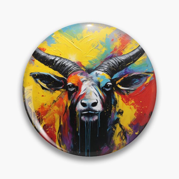 Item preview, Saola splash painting (Asian unicorn) designed and sold by Brendon987.