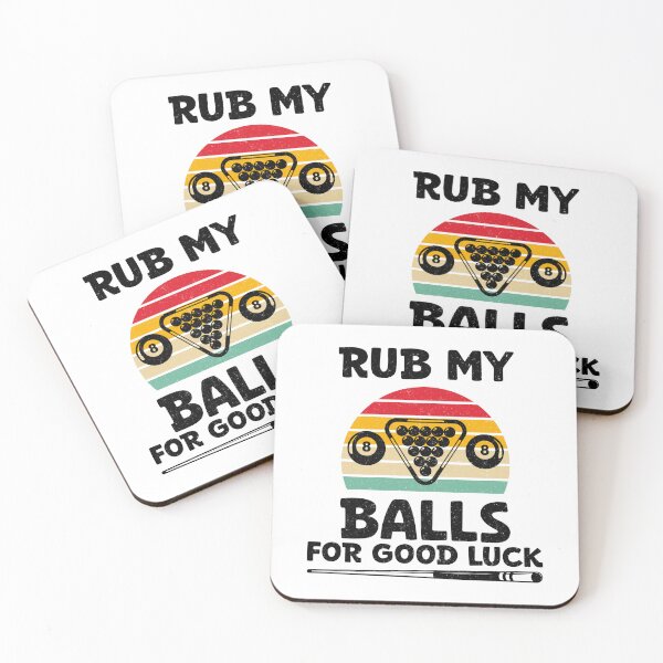 Artikelvorschau, Rub My Balls For Good Luck Lustiges Pool-Spieler-Billard-Geschenk entworfen und verkauft von sols.