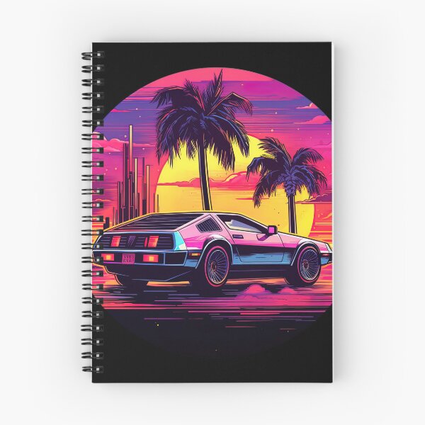 Item preview, Cruise into the Sunset: Synthwave Dream in Neon designed and sold by jgvisualarts.