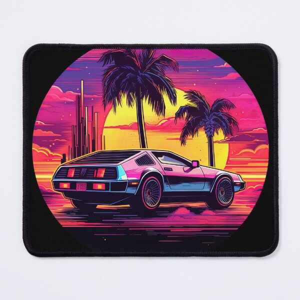 Item preview, Cruise into the Sunset: Synthwave Dream in Neon designed and sold by jgvisualarts.