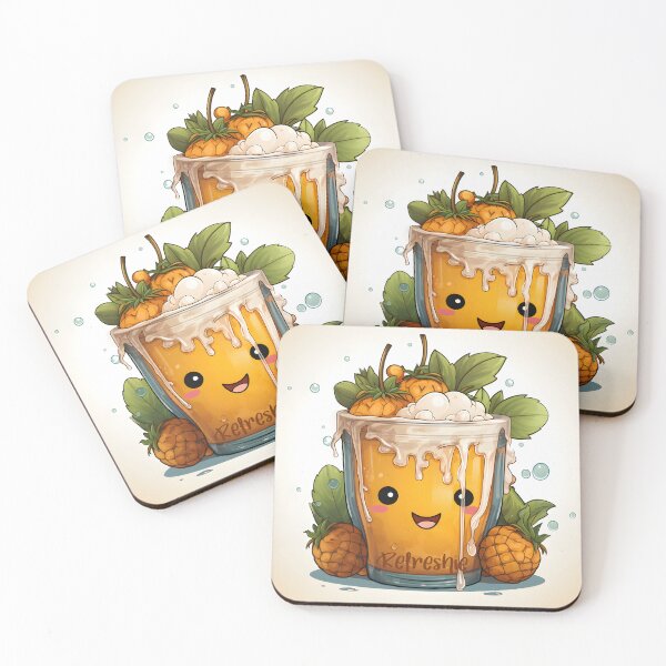 Item preview, Juicy Delight - Tropical Smoothie Happiness designed and sold by inkArtistryfine.