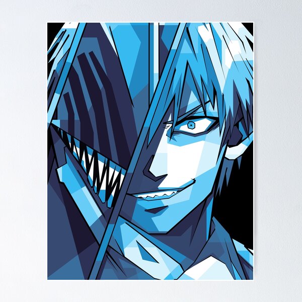 Himeno Chainsaw Man' Poster, picture, metal print, paint by Elena