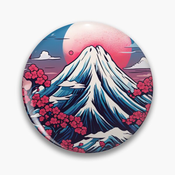 Item preview, Embrace the Serenity: A Stylized Ode to Nature's Majesty, Mt Fuji designed and sold by jgvisualarts.