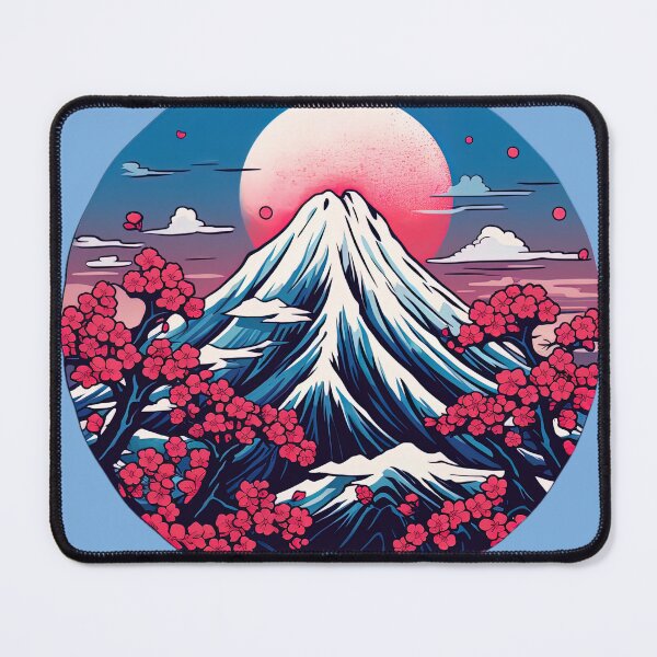 Item preview, Embrace the Serenity: A Stylized Ode to Nature's Majesty, Mt Fuji designed and sold by jgvisualarts.