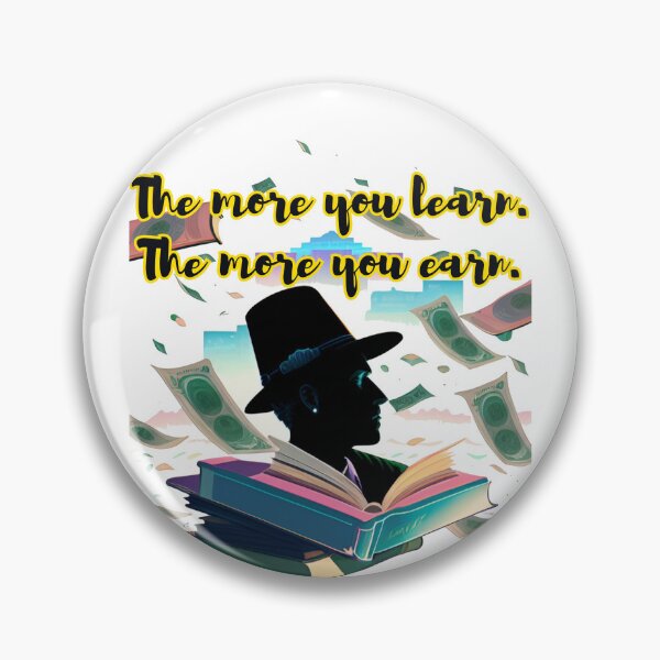 Item preview, The more you learn. The more you earn. designed and sold by Rooklife.