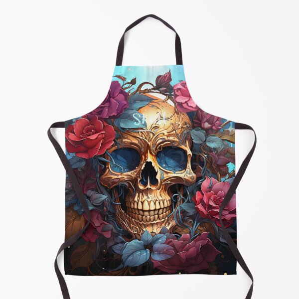Item preview, Eternal Bloom Skull designed and sold by inkArtistryfine.