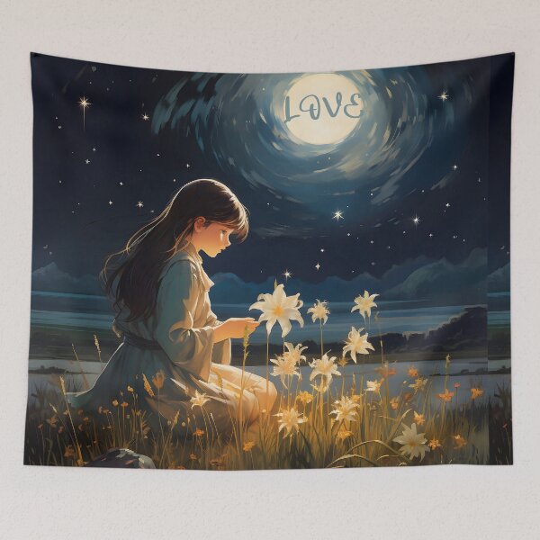 Item preview, Moonlit Solitude designed and sold by inkArtistryfine.