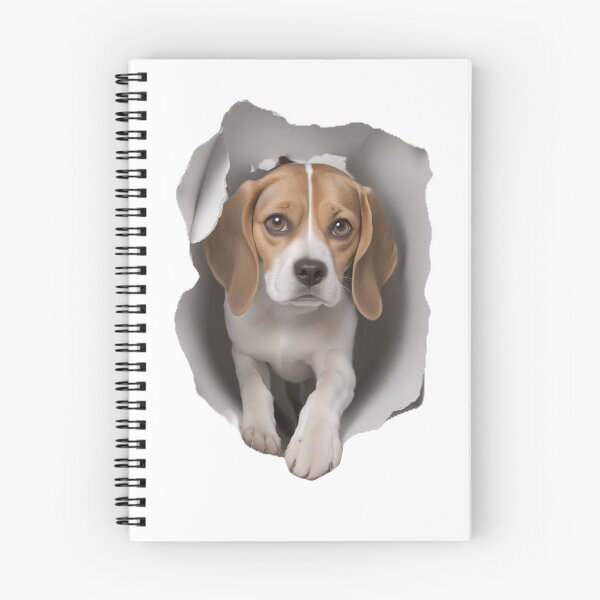 Artikelvorschau, Beagle-Hund, zerrissener Stoffhund, der herausschaut, Hundeliebhaber, Hundemama, Hundevater, Beagle entworfen und verkauft von Shockopy.