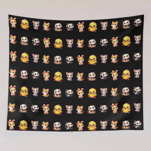 Item preview, cat cute, duck cute, tiger cute, panda cute, animal cute 3D,bear cute 3d  designed and sold by Netroder.