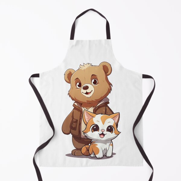 Item preview, kitty cat and teddy bear designed and sold by hermeneutic.
