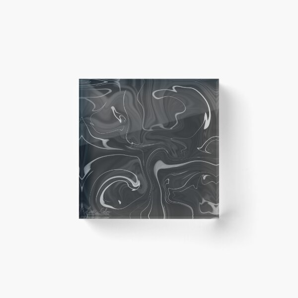 Item preview, Grayscale Marbling designed and sold by Lattice-Colors.