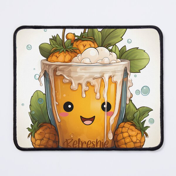 Item preview, Juicy Delight - Tropical Smoothie Happiness designed and sold by inkArtistryfine.