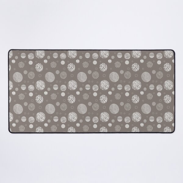 Item preview, Zentangle circles on gray background designed and sold by kreativeadern.